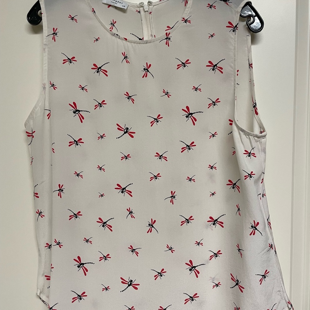 Equipment silk blouse Large